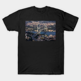 Bosphorus Bridge of Istanbul, Turkey T-Shirt